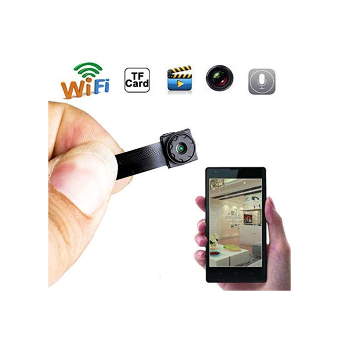 Product 720P HD Mini cámara inalámbrica WiFi IP Cámara espía módulo Oculto DIY Detección de Movimiento de cámara