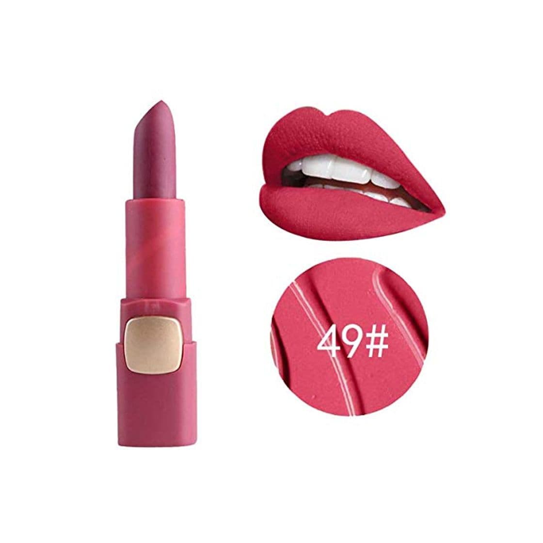 Producto HaiQianXin Mate Lápices Labiales Maquillaje Pigmentos Cosméticos de Color Desnudo Hidratante Sexy