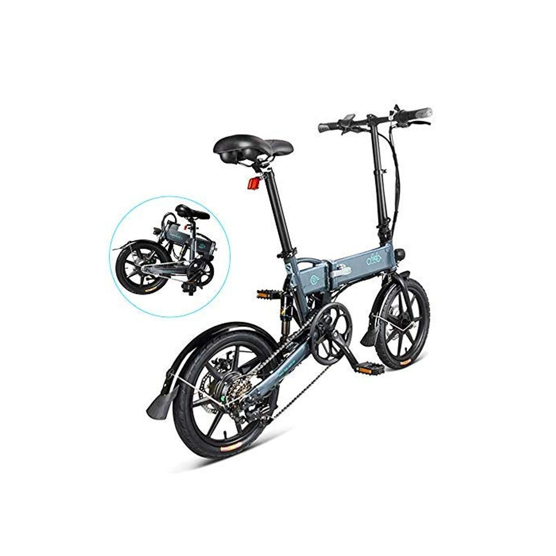 Product INOVIX Bicicleta Eléctrica Fiido D2s para Adultos, Seis Velocidades, Motor De 250W,