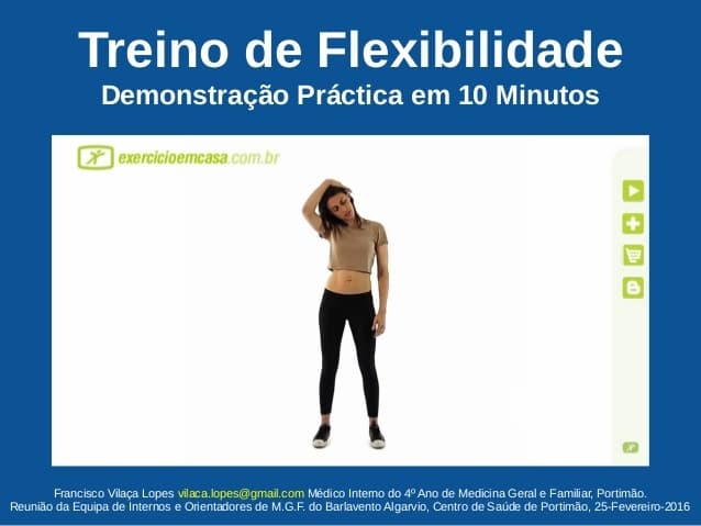 Fashion Treino de Flexibilidade: Demonstração Práctica em 10 minutos