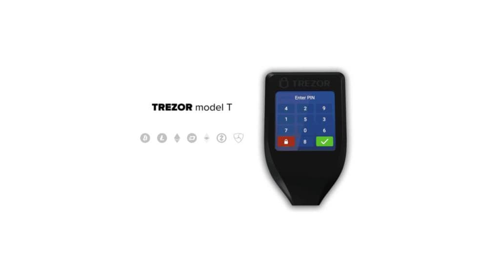 Product Trezor modelo T