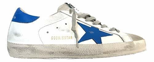 Product Golden Goose - Zapatillas de Hombre Vintage Superstar G35MS590.Q23 Blanco-Azul Blanco Size