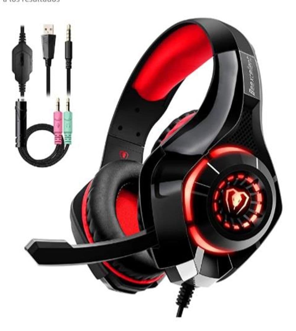 Moda Auriculares Gaming Premium Stereo con Microfono para PS4 PC 