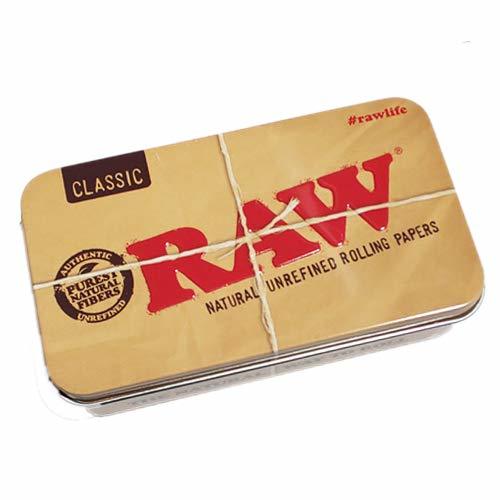 Producto RAW Stoners - Juego de caja de metal con 4 paquetes de