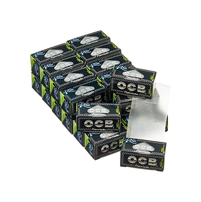 Producto OCB Premium Rolls - Caja con rollos de papel de fumar