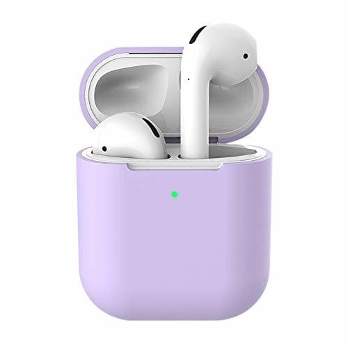 Producto Funda Silicona Compatible con AirPods 2 & 1, Molylove Fundas Protectora de