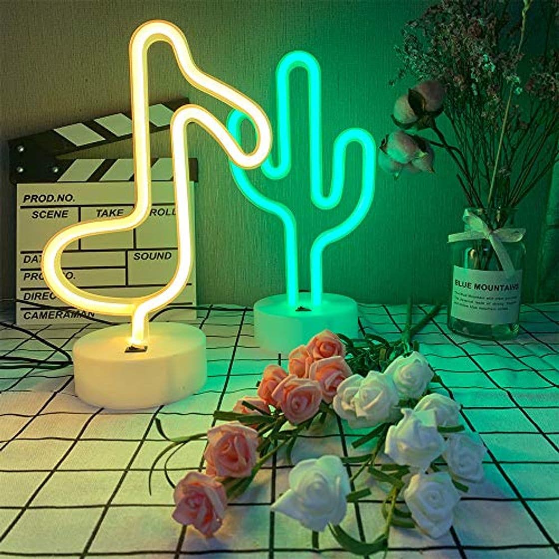 Product ENUOLI - Luz de neón con forma de cactus de luz de