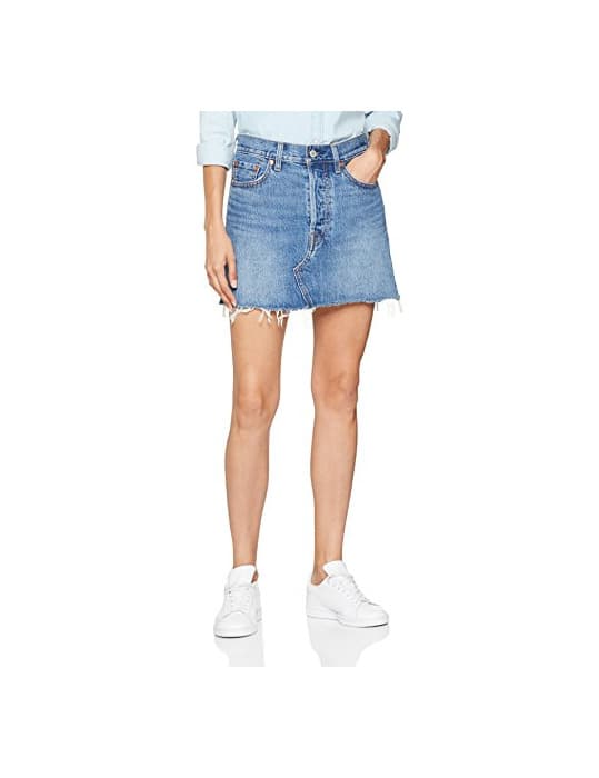 Product Levi's Deconstructed Skirt Falda, Azul