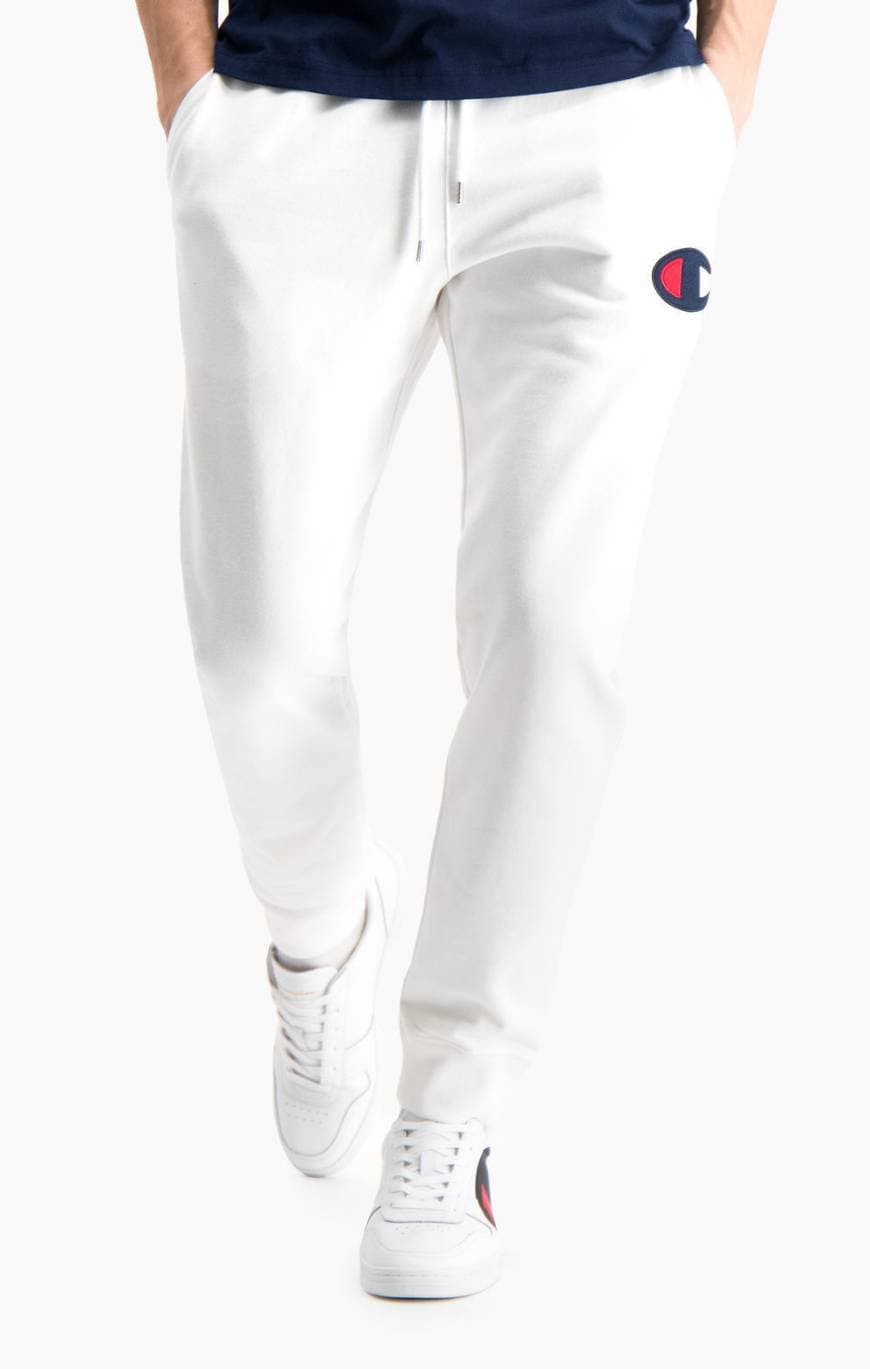 Product Champions Jogger Pants White Cotton Terry