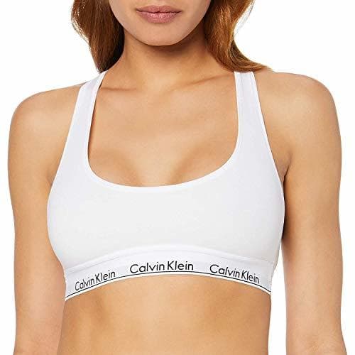 Moda Calvin Klein 0000F3785E Sujetador, Gris