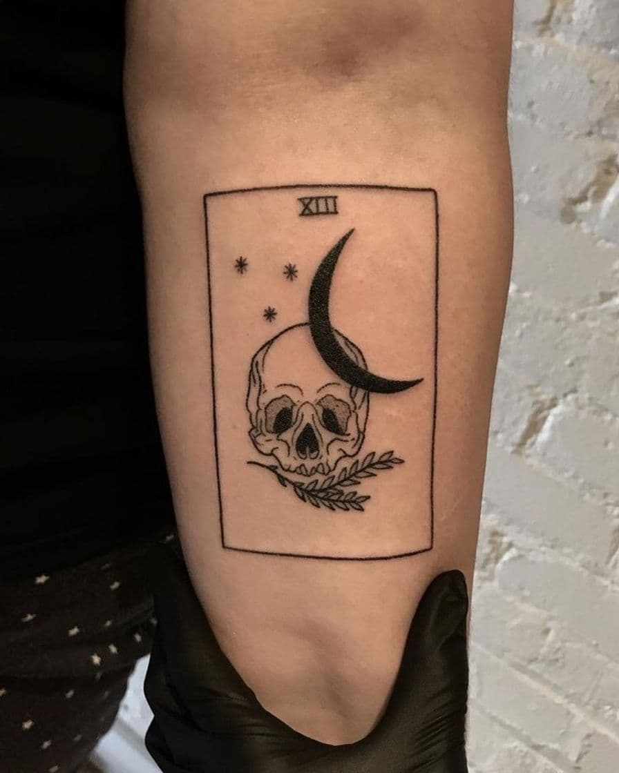 Moda Tatto Death Tarot Card