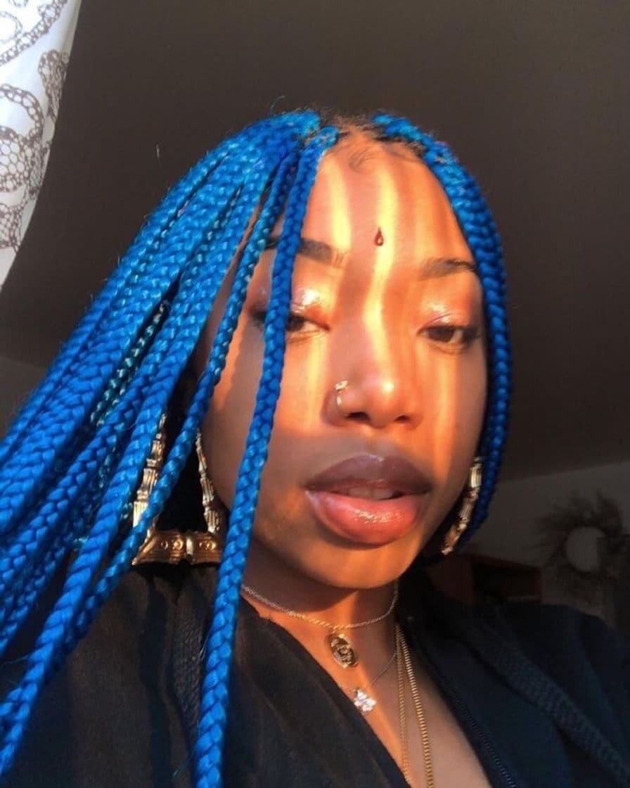 Moda Tranças box braids “Azul”