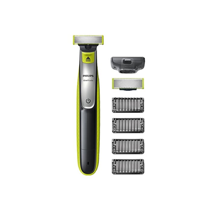 Beauty Philips OneBlade QP2530/30 - Recortador de Barba con 4 Peines de 1