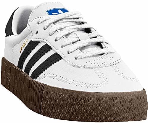 Moda Adidas SAMBAROSE W, Zapatillas de Deporte para Mujer, Blanco