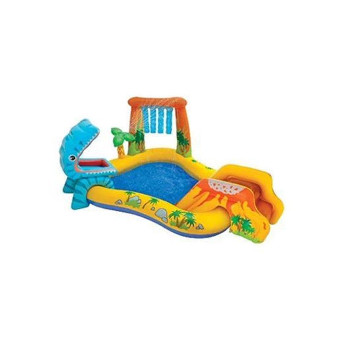 Producto Intex 57444NP - Centro juegos hinchable dinosaurio 249 x 191 x 109