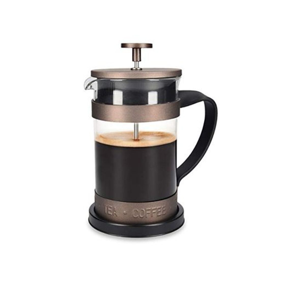 Producto Navaris Cafetera Francesa de Acero Inoxidable de 600ML - Cafetera de émbolo