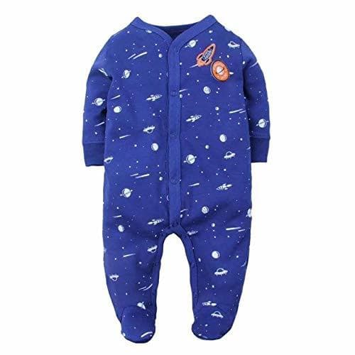 Producto Summer Spring Baby Romper Long Sleeves 100% Cotton Baby Pajamas Cartoon Printed