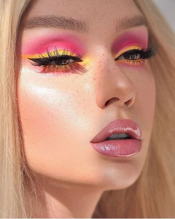 Fashion Hot Pink&Yellow