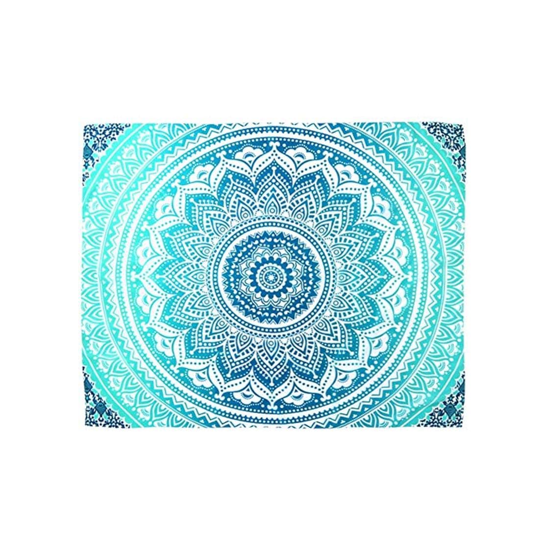 Product JUNERAIN Toalla de Playa Alfombra Alfombra Retro Boho Mandala Mantas Viajes Camping Colchón