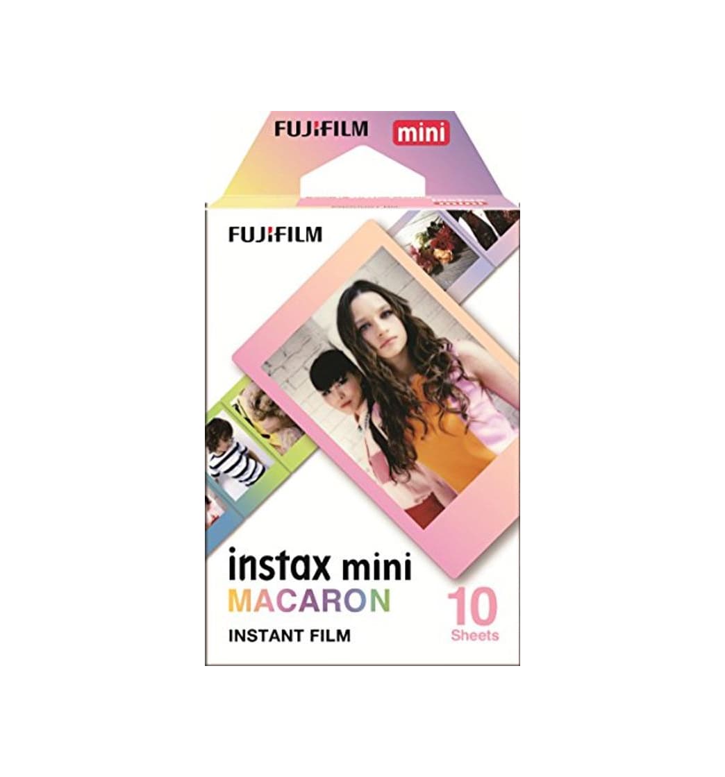 Electrónica Fujifilm Instax Mini Macaroon - Pack de 10 películas instantáneas