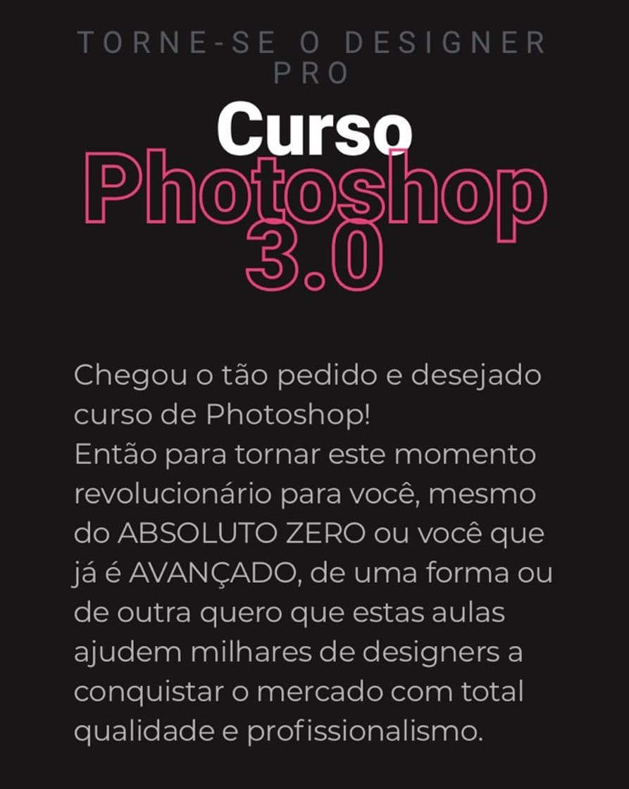 Fashion Curso Photoshop 3.0