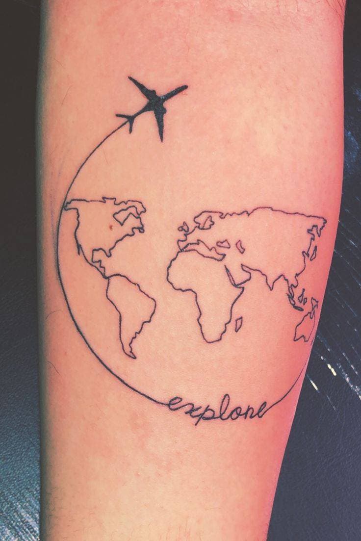 Fashion Travel tatto