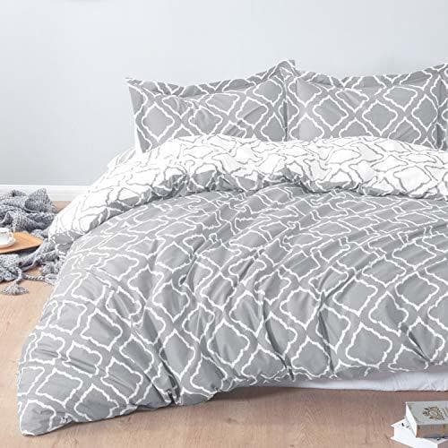 Producto Bedsure Funda nordica Cama 150/135cm Gris