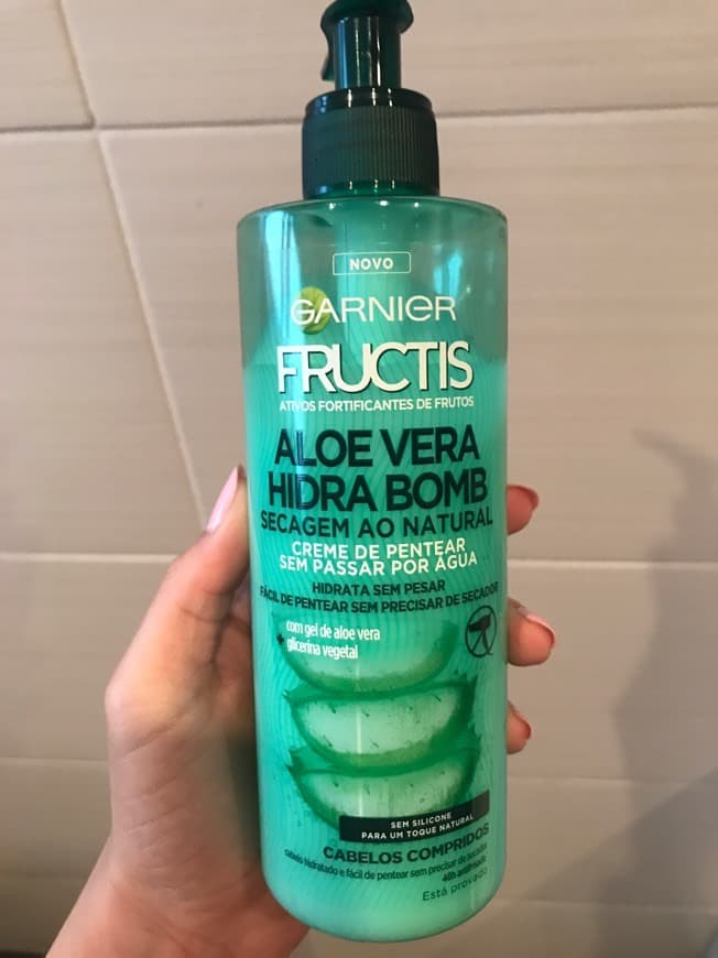 Product Fructis hidra bomb creme de pentear sem secar