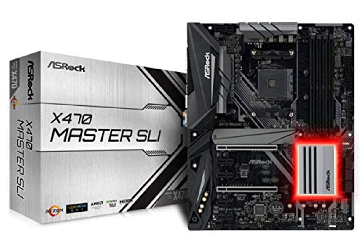 Producto PB ASROCK AM4 X470 Master SLI ATX 4xDDR4 64GB 6xSATA3 2xUSB 2xUSB3