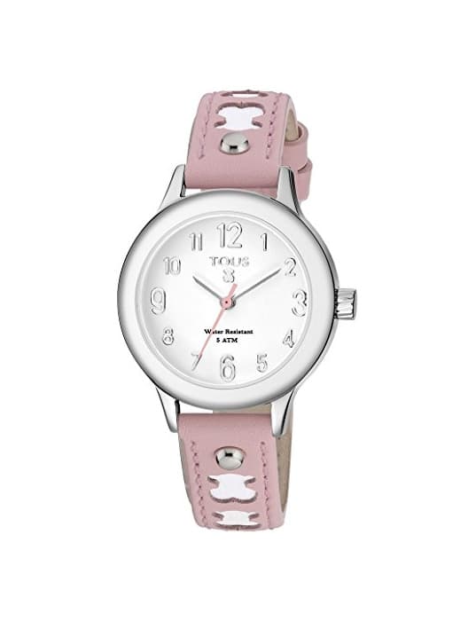 Producto Reloj TOUS Dolce de acero con correa de piel rosa Ref