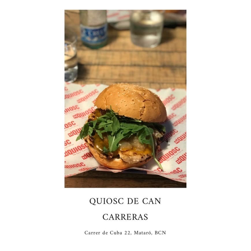 Restaurantes Hamburgueseria Gourmet Mataró El Quiosc de Can Carreras