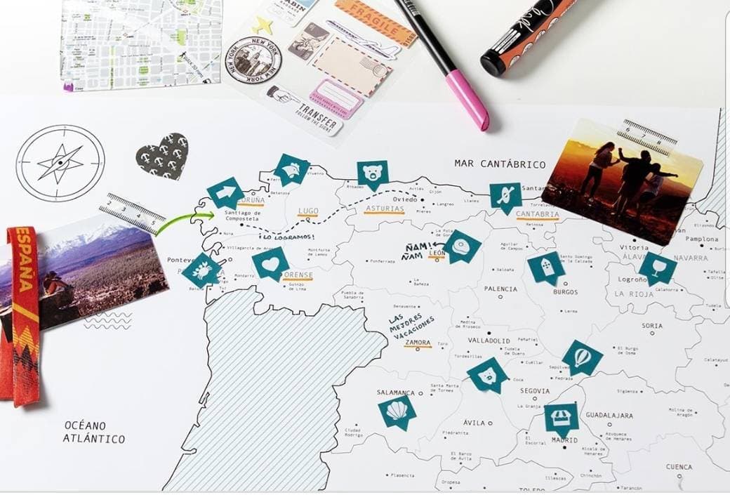 Fashion Mapa de España personalizado | Regalador.com