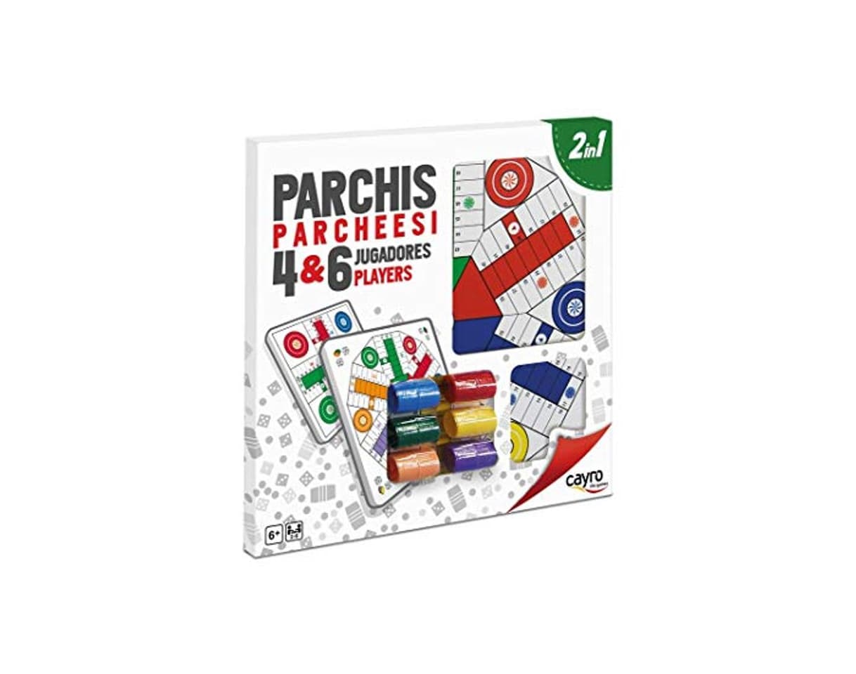 Producto Cayro - Parchís para 4 y 6 Jugadores - Juego de Tradicional