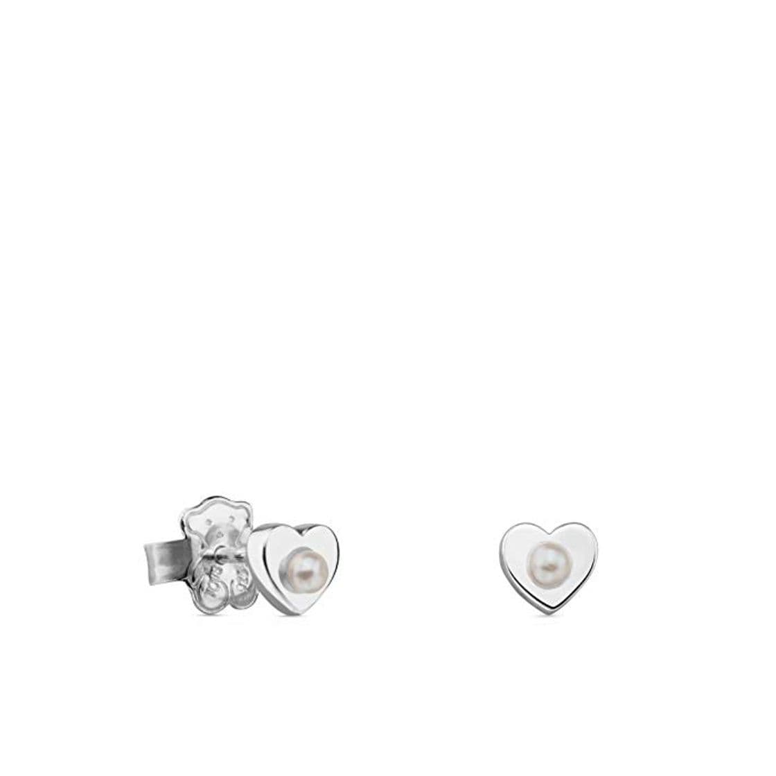 Product TOUS pendientes Super Power de Plata 925 con Perla