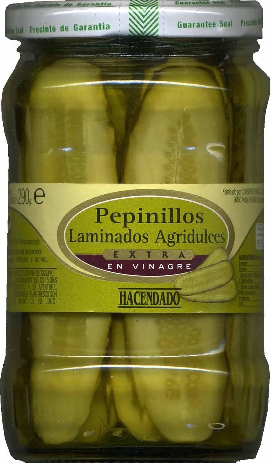 Fashion Pepinillos Laminados Agridulces 