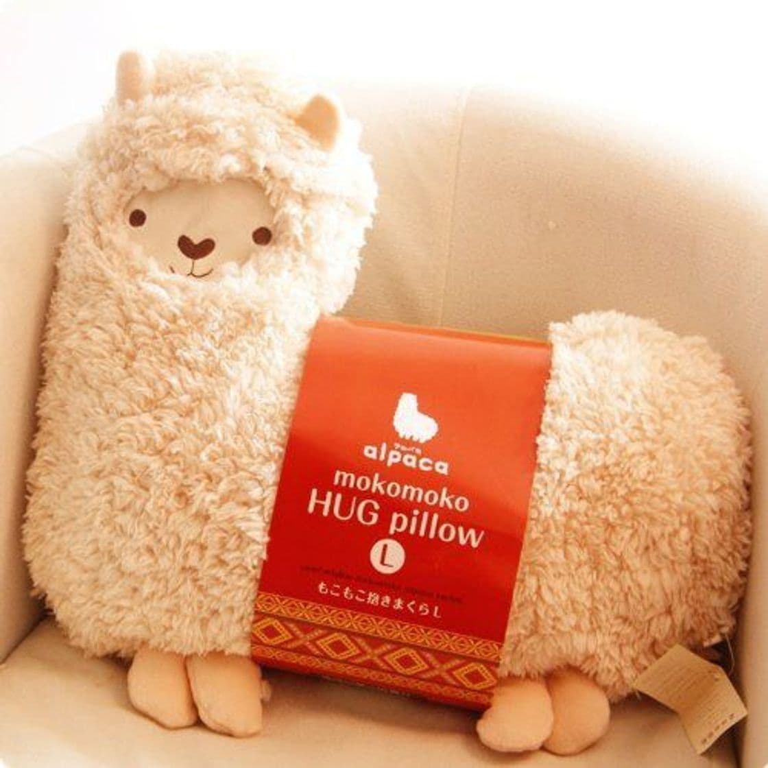 Moda Almohada de alpaca 🦙 para abrazar 