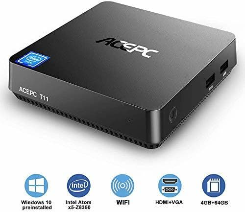 Product ACEPC Mini PC Windows 10 Pro Intel Atom x5-Z8350 Procesador 4GB Ram