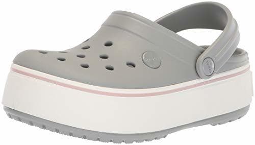 Producto Crocs Crocband Platform Clog U, Zuecos Unisex Adulto, Gris