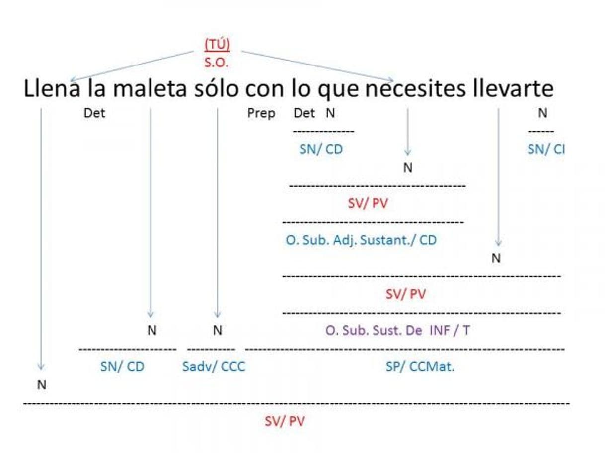 Fashion Analizador sintáctico de oraciones