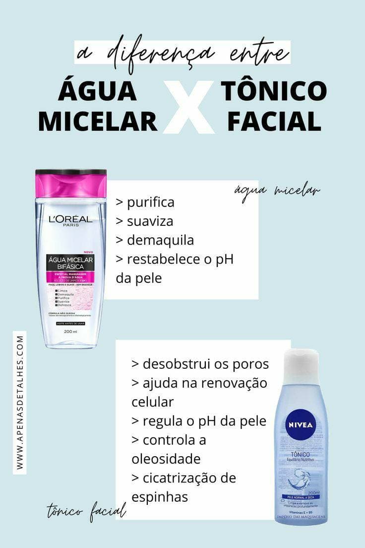 Moda Água Micelar X Tônico Facial 