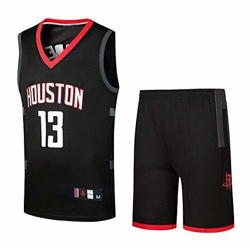 Product QIXUN Camisetas de Aficionados de Basketball Suitnba Houston Rockets Harden Uniformes de