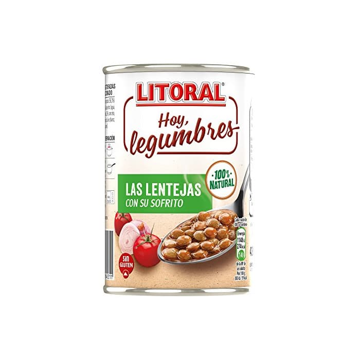 Producto LITORAL Hoy Legumbres Lentejas con su sofrito