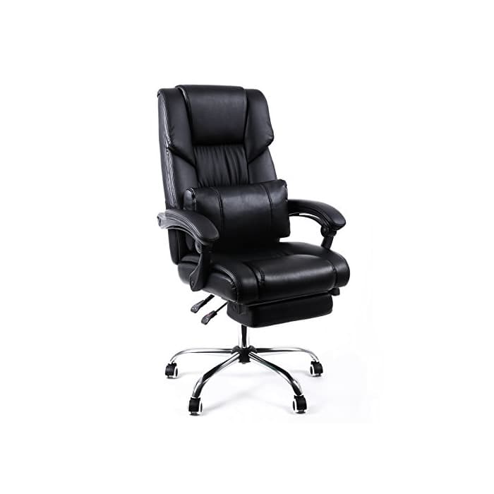 Elemento de la categoría hogar Songmics Racing Silla de Escritorio computadora Oficina Ergonómica con reposapiés Plegable PU