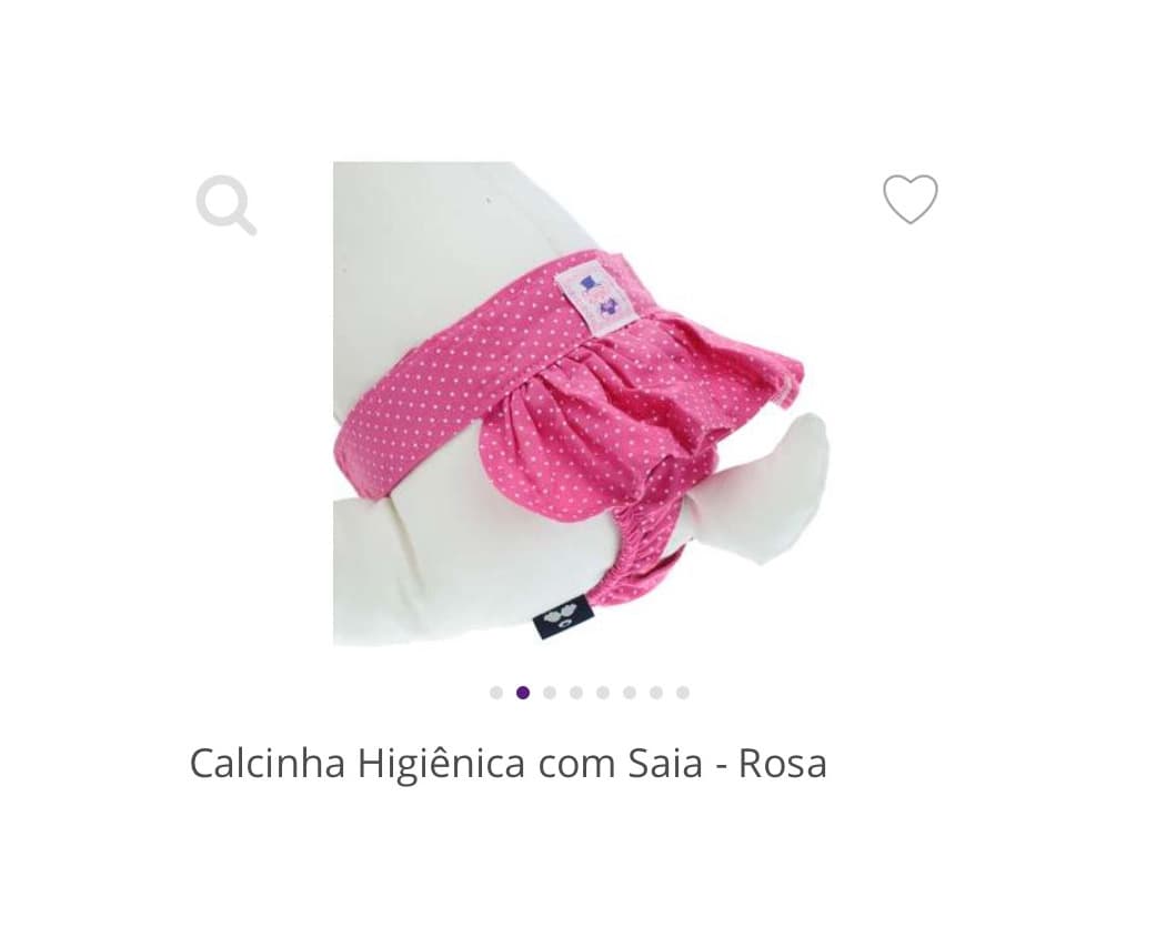 Product Calcinha Higiênica com Saia - Rosa