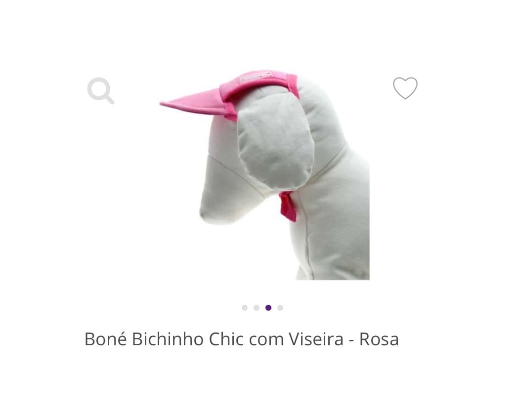 Product Boné Bichinho Chic com Viseira - Rosa