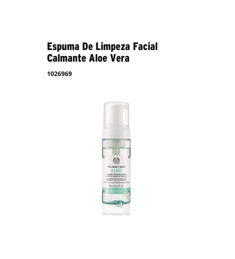 Product The body shop espuma de limpeza 🧖🏻‍♀️