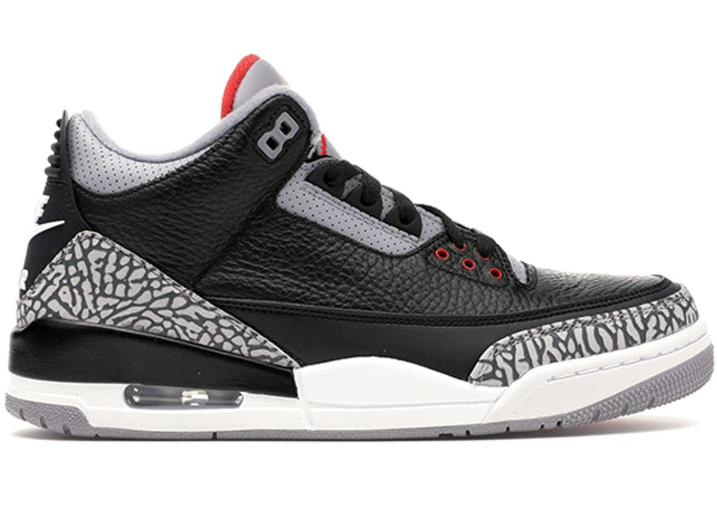 Moda Jordan 3 Retro Black Cement (2018) - 854262-001