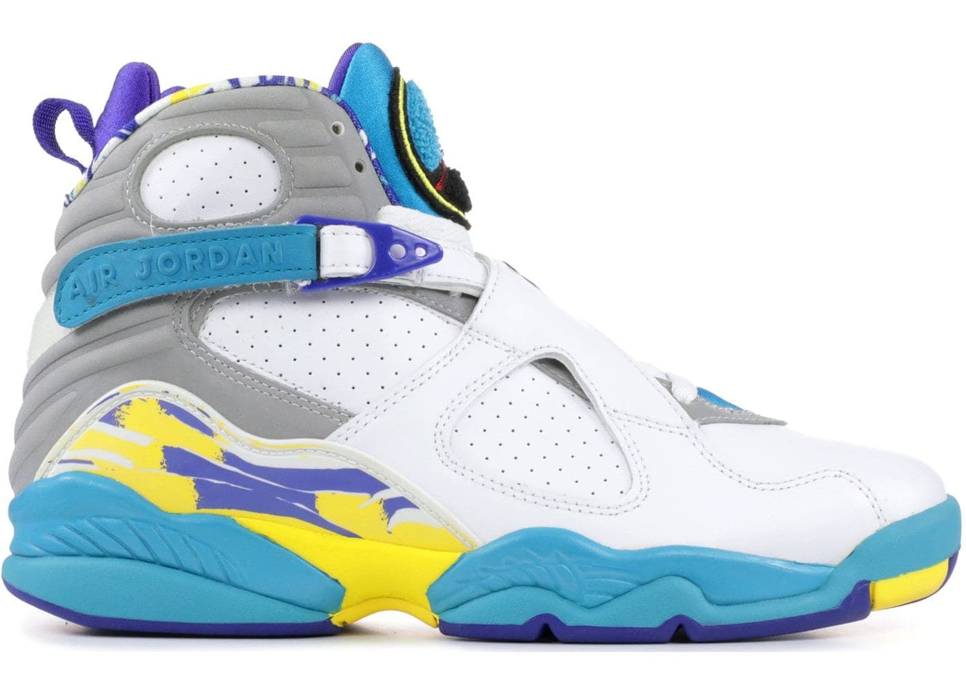 Moda Jordan 8 Retro White Aqua (W) (2007) - 316836-161