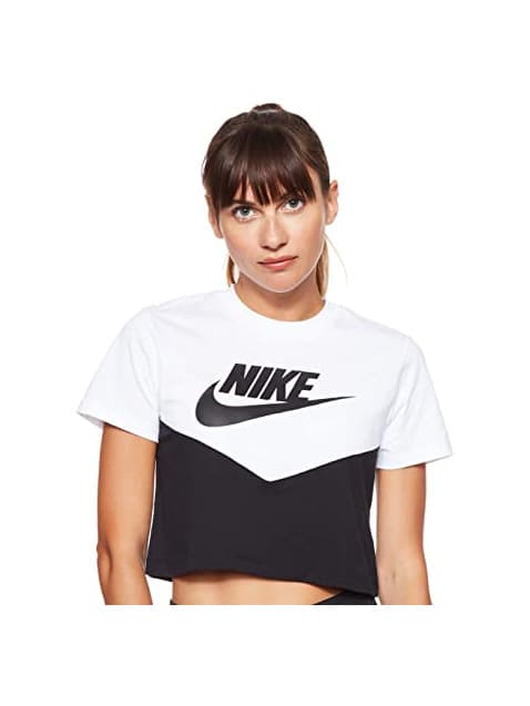 Product Nike W NSW tee Essntl CRP ICN Ftra Camiseta, Mujer, Blanco