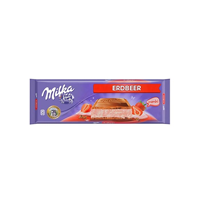 Product Milka Tableta De Chocolate Leche Con Fresa